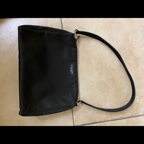 Kate Spade Black Fabric Nylon Handbag Vintage - Picture 14 of 15